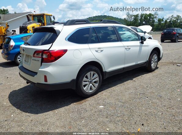 4S4BSBFC6G3332223 2016 SUBARU OUTBACK White Trasero derecho