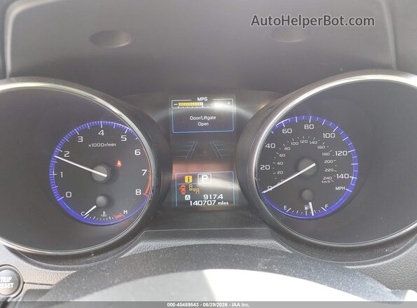 4S4BSBFC6G3332223 2016 SUBARU OUTBACK White Vista de los asientos traseros
