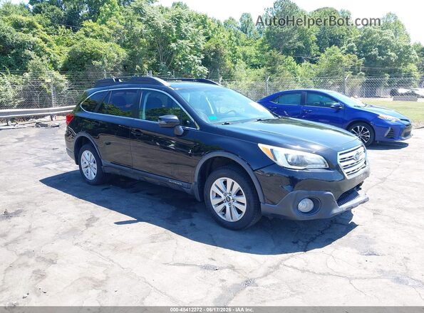 4S4BSBFCXG3346383 2016 SUBARU OUTBACK Black Widok wnętrza z tyłu