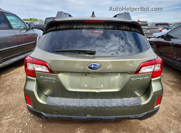 4S4BSBHC0G3238545 2016 SUBARU OUTBACK Green უკანა ხედი