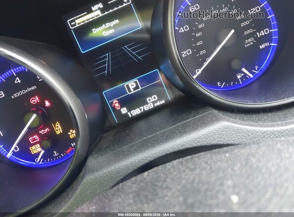 4S4BSBHC4G3338051 2016 SUBARU OUTBACK Blue უკანა სავარძლების ხედი