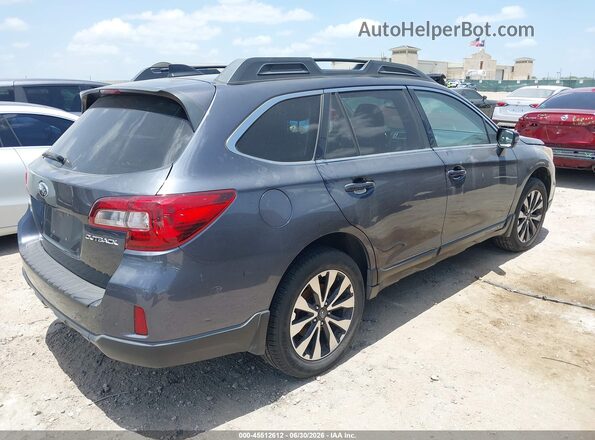4S4BSBLCXG3335680 2016 SUBARU OUTBACK Gray Trasero derecho