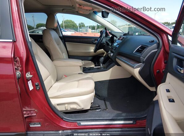 4S4BSBNC0G3266527 2016 SUBARU OUTBACK Red Front interior view