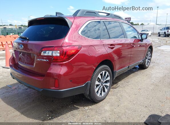 4S4BSBNC0G3266527 2016 SUBARU OUTBACK Red Rear right