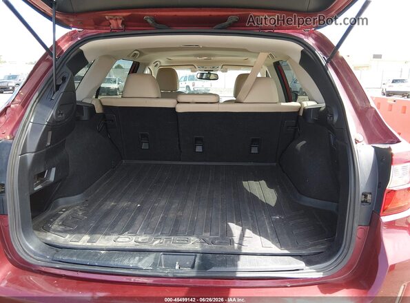 4S4BSBNC0G3266527 2016 SUBARU OUTBACK Red 