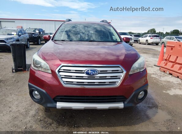 4S4BSBNC0G3266527 2016 SUBARU OUTBACK Red Instrument cluster view
