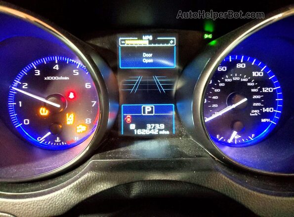 4S4BSBNC3G3269809 2016 SUBARU OUTBACK Blue Вид щитка приладів