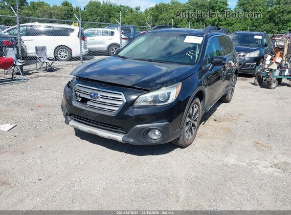 4S4BSBNC6G3207160 2016 SUBARU OUTBACK Черный Передняя левая четверть