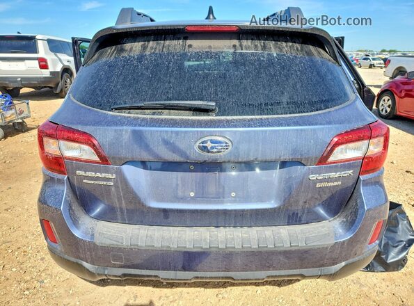 4S4BSBNC6G3310935 2016 SUBARU OUTBACK Синий Вид сзади