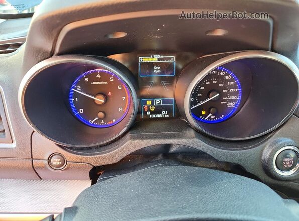4S4BSCGC9H3244367 2017 SUBARU OUTBACK Blue Սարքավորումների վահանակի տեսք