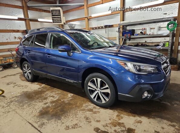 4S4BSENC0K3274251 2019 SUBARU OUTBACK Синий Передняя правая четверть