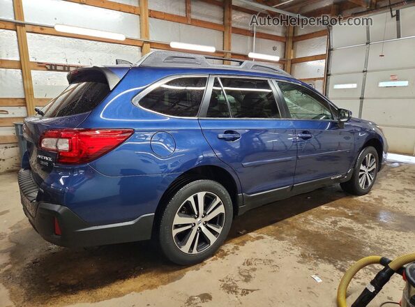 4S4BSENC0K3274251 2019 SUBARU OUTBACK Синий Задняя правая четверть