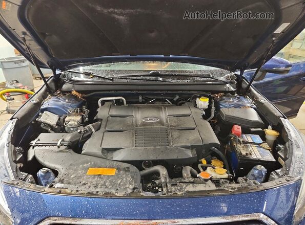 4S4BSENC0K3274251 2019 SUBARU OUTBACK Синий Вид подкапотного пространства