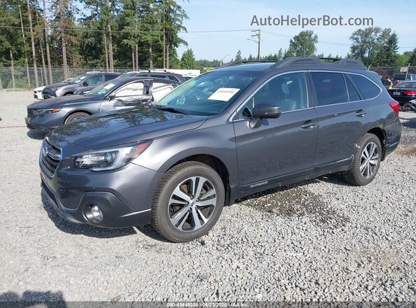 4S4BSENC1J3324508 2018 SUBARU OUTBACK Gray Առջևի ձախ երեք քառորդ տեսարան