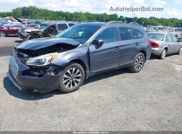 4S4BSENC2H3328397 2017 SUBARU OUTBACK Синий Передняя левая четверть