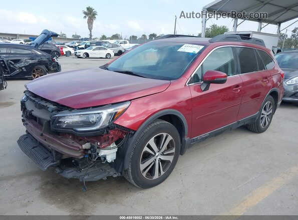 4S4BSENC2J3202398 2018 SUBARU OUTBACK Red Передня ліва чверть