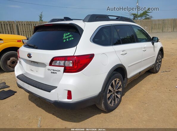 4S4BSENC3G3278270 2016 SUBARU OUTBACK White Задня права чверть