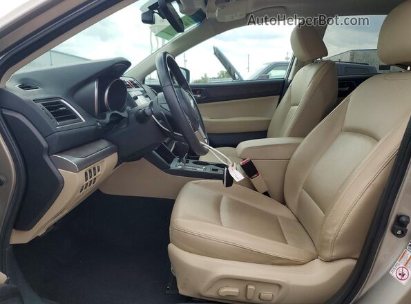 4S4BSENC4H3334105 2017 SUBARU OUTBACK Beige Вид салону спереду