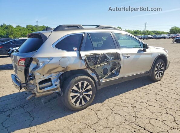 4S4BSENC4H3334105 2017 SUBARU OUTBACK Beige Задня права чверть