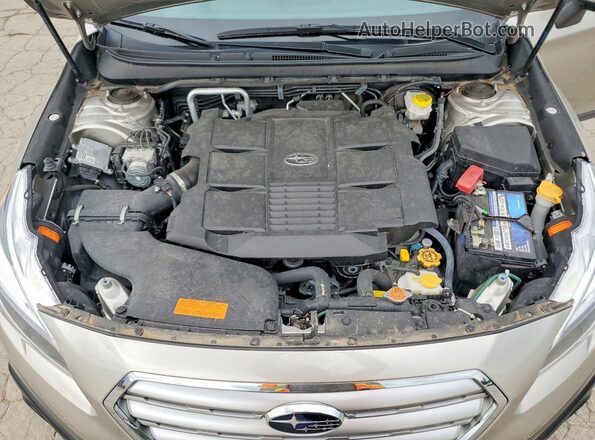 4S4BSENC4H3334105 2017 SUBARU OUTBACK Beige Вид підкапотного простору