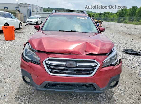 4S4BSENC5J3326794 2018 SUBARU OUTBACK Red Widok z przodu