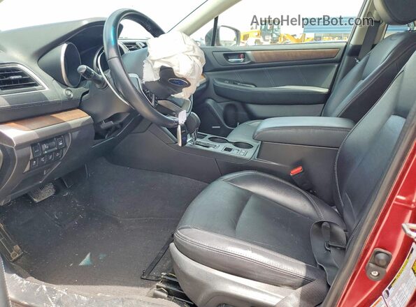 4S4BSENC5J3326794 2018 SUBARU OUTBACK Red Widok wnętrza z przodu