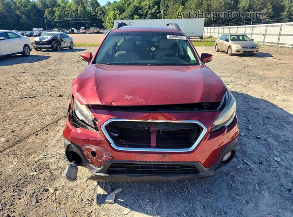 4S4BSENC5J3373789 2018 SUBARU OUTBACK Red Widok z przodu