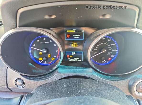 4S4BSENC5J3373789 2018 SUBARU OUTBACK Red Widok zestawu wskaźników