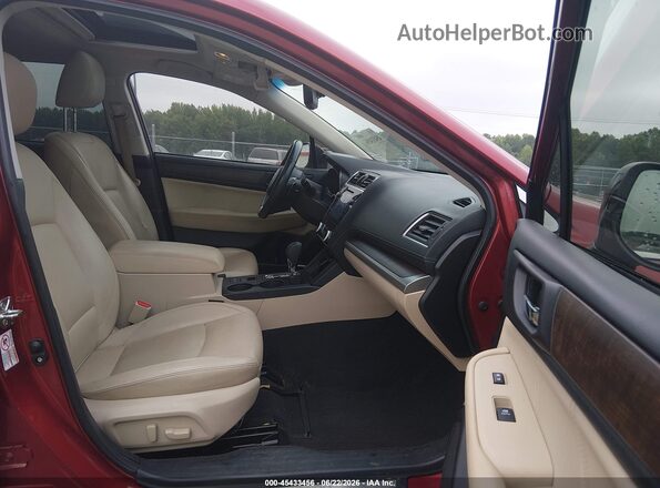 4S4BSENC5K3324058 2019 SUBARU OUTBACK Red Front interior view