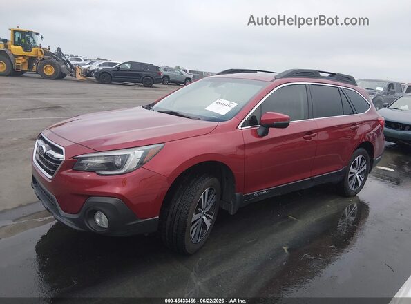 4S4BSENC5K3324058 2019 SUBARU OUTBACK Red Front left