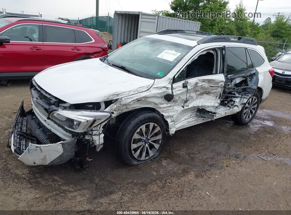 4S4BSENC6H3374248 2017 SUBARU OUTBACK White Vista tres cuartos delantera izquierda