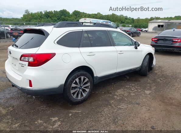 4S4BSENC6H3374248 2017 SUBARU OUTBACK White Trasero derecho