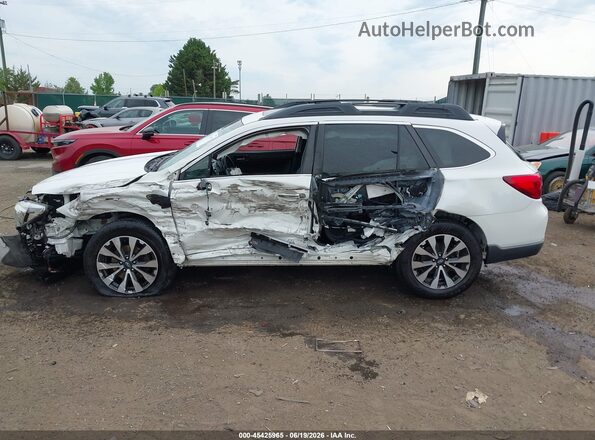 4S4BSENC6H3374248 2017 SUBARU OUTBACK White Vista interior trasera