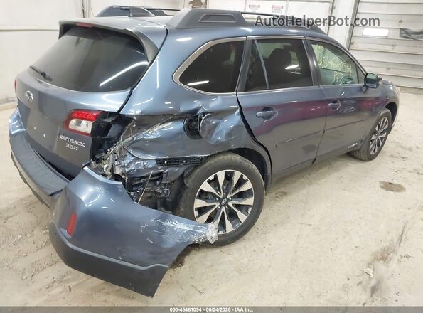 4S4BSENC8H3343471 2017 SUBARU OUTBACK Blue Trasero derecho