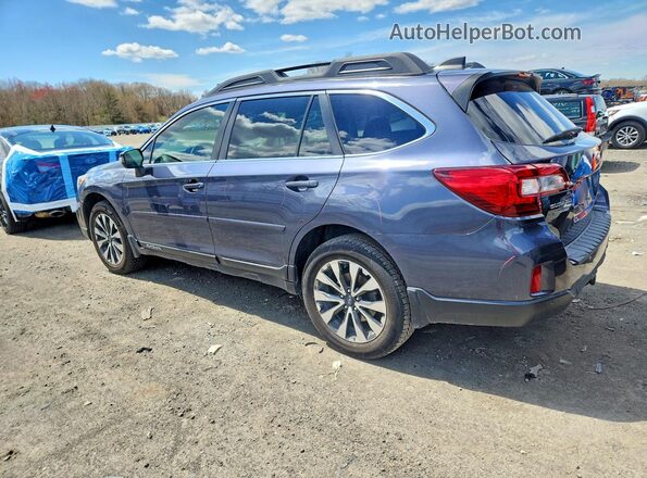 4S4BSENC8H3406102 2017 SUBARU OUTBACK Синий Задняя левая четверть