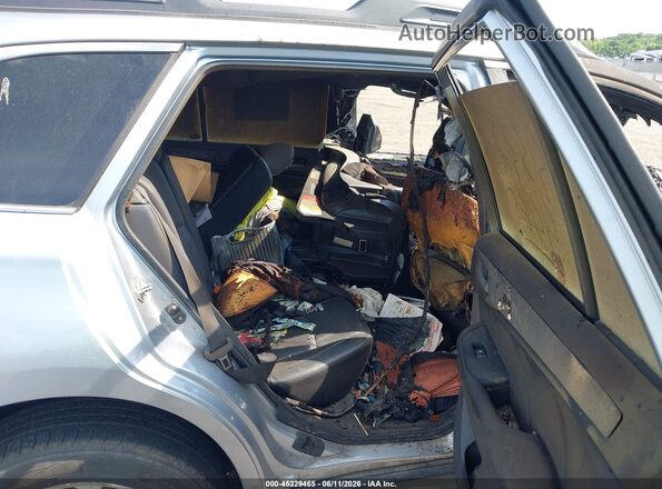 4S4BSENC8J3345887 2018 SUBARU OUTBACK Silver Vista de la etiqueta del VIN