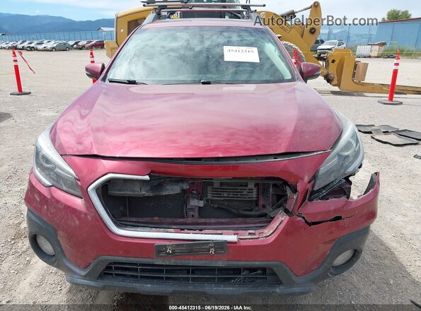 4S4BSENC8K3201483 2019 SUBARU OUTBACK Red ხელსაწყოთა პანელის ხედი