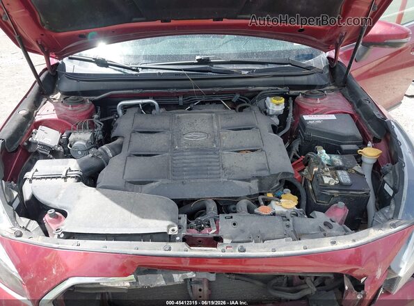 4S4BSENC8K3201483 2019 SUBARU OUTBACK Red უკანა ხედი