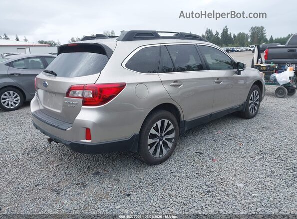 4S4BSENCXG3345351 2016 SUBARU OUTBACK Gold უკანა მარჯვენა