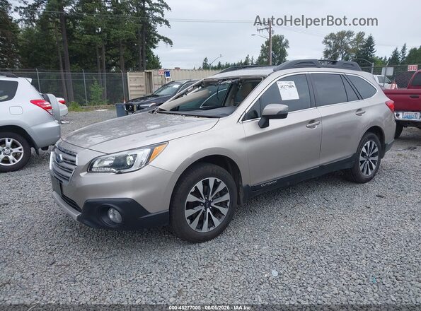 4S4BSENCXG3345351 2016 SUBARU OUTBACK Gold წინა მარცხენა ხედი სამი მეოთხედიდან