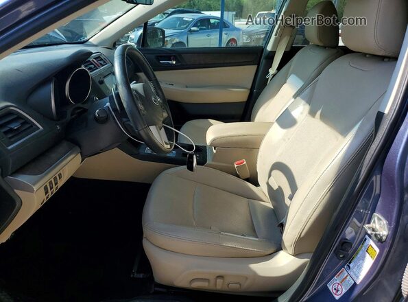 4S4BSENCXH3226975 2017 SUBARU OUTBACK Blue წინა სალონის ხედი