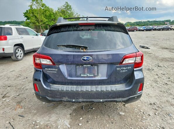 4S4BSENCXH3286044 2017 SUBARU OUTBACK Blue Հետևի տեսք