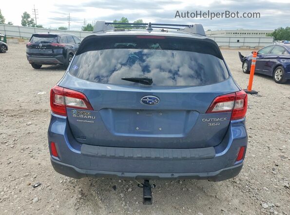 4S4BSENCXH3408613 2017 SUBARU OUTBACK Blue Вид ззаду