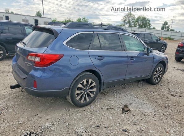 4S4BSENCXH3408613 2017 SUBARU OUTBACK Blue Задня права чверть
