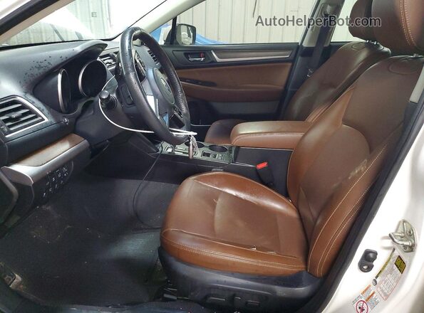 4S4BSETC1H3401634 2017 SUBARU OUTBACK White Widok wnętrza z przodu