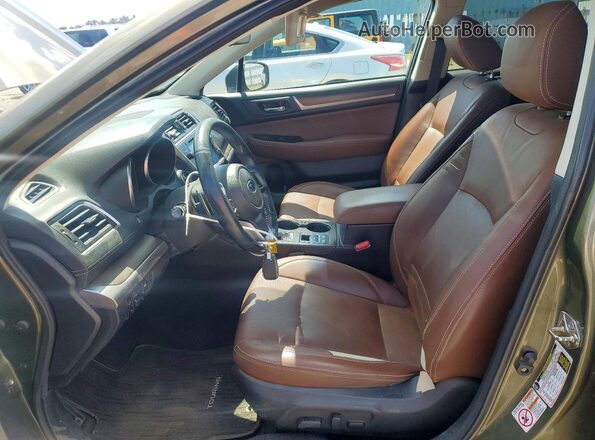 4S4BSETC2K3321038 2019 SUBARU OUTBACK Зеленый Вид салона спереди