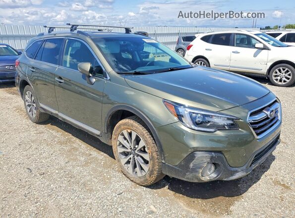 4S4BSETC2K3321038 2019 SUBARU OUTBACK Зеленый Передняя правая четверть