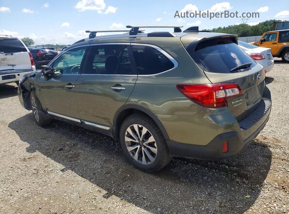 4S4BSETC2K3321038 2019 SUBARU OUTBACK Зеленый Задняя левая четверть