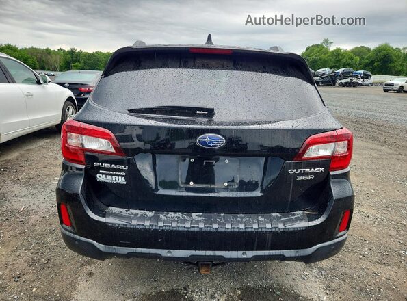 4S4BSETC7H3407745 2017 SUBARU OUTBACK Black Вид ззаду