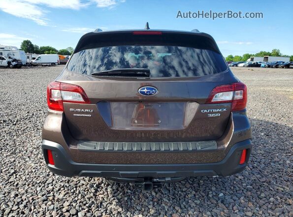 4S4BSETC7K3320869 2019 SUBARU OUTBACK Коричневый Вид сзади
